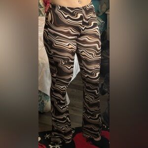 Streetwear Society Brown Swirl Pants